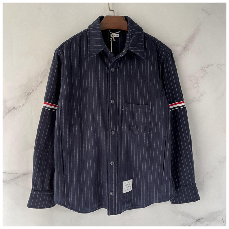 톰브라운 스프라이트 셔츠(네이비,그레이)