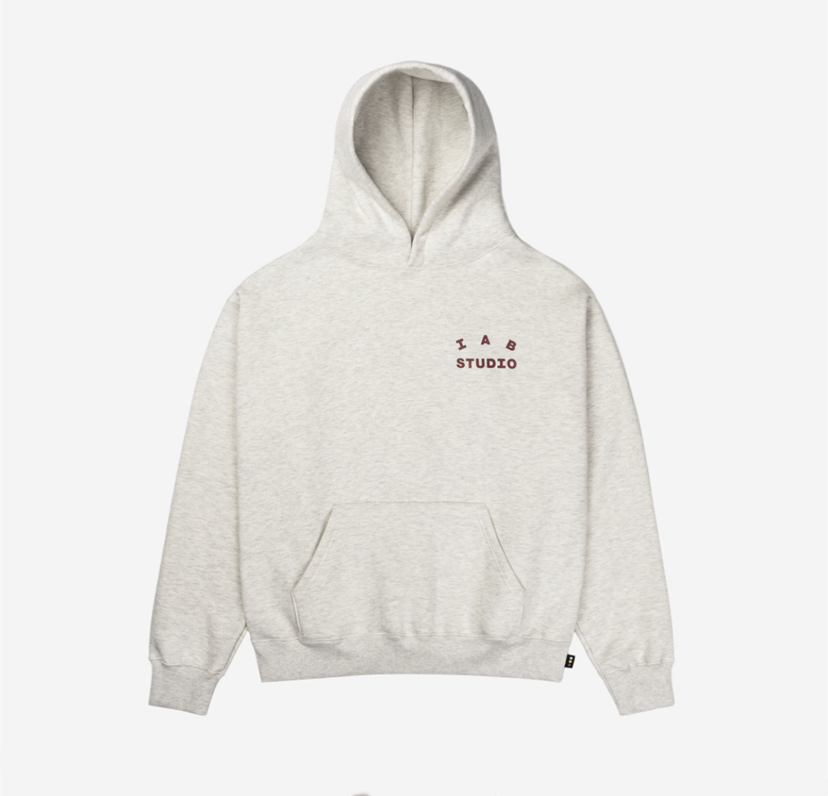 아이앱 스튜디오 후드 오트밀 버건디