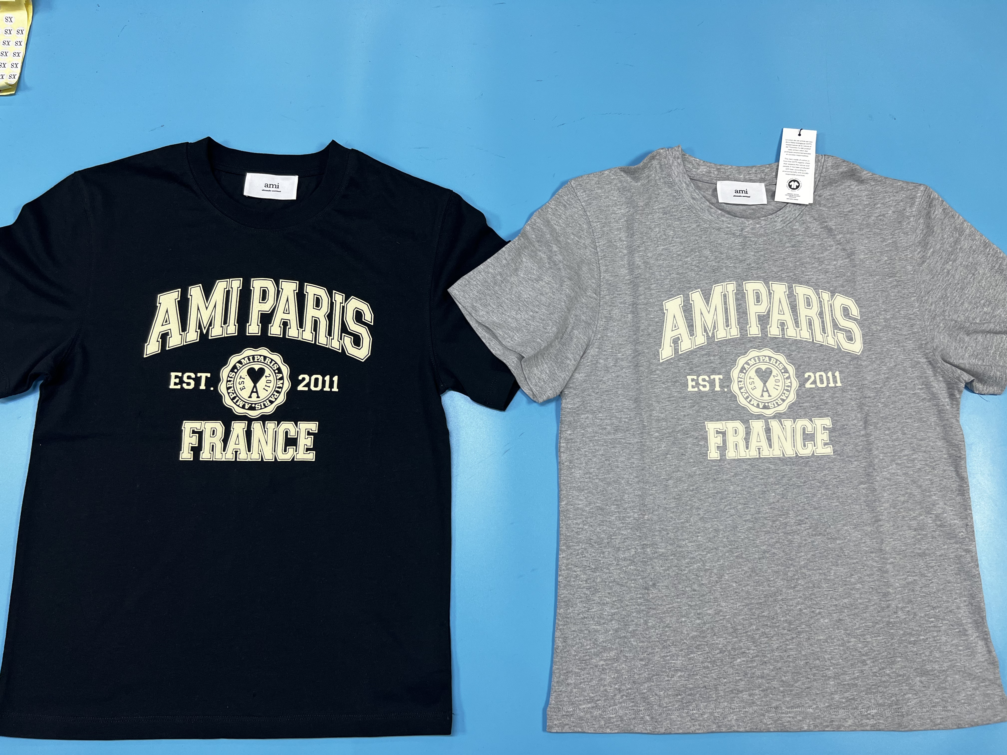 아미 파리 프랑스 티셔츠(네이비,그레이)