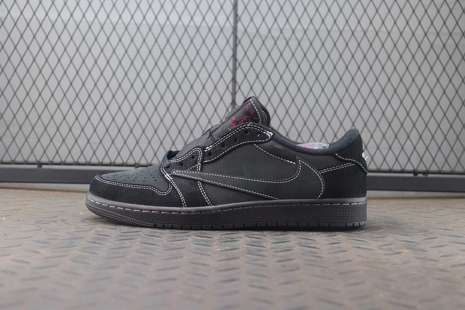 [LJR공장]조던 1 x 트래비스 스캇 레트로 로우 OG SP 블랙 팬텀