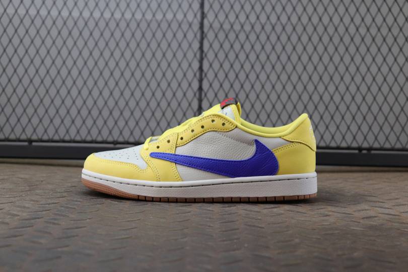 [LJR공장](W) 조던 1 x 트래비스 스캇 레트로 로우 OG SP 카나리 레이서 블루