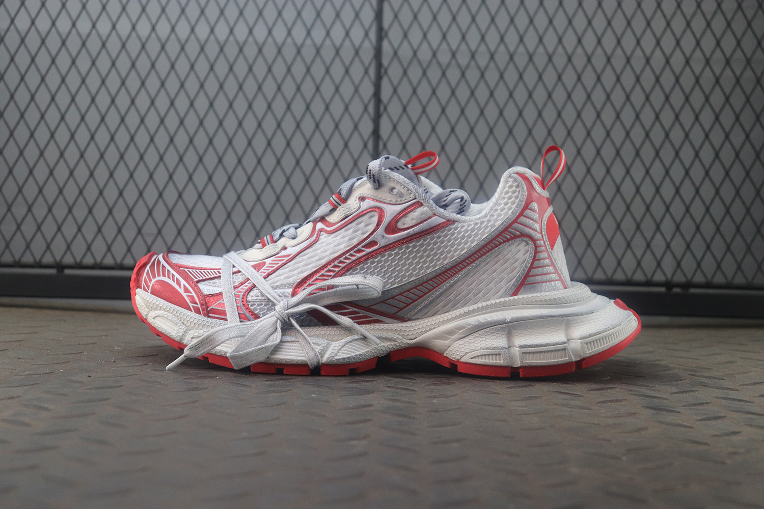 [I8 / VG / ZH공장]발렌시아가 3XL 스니커즈 화이트 레드