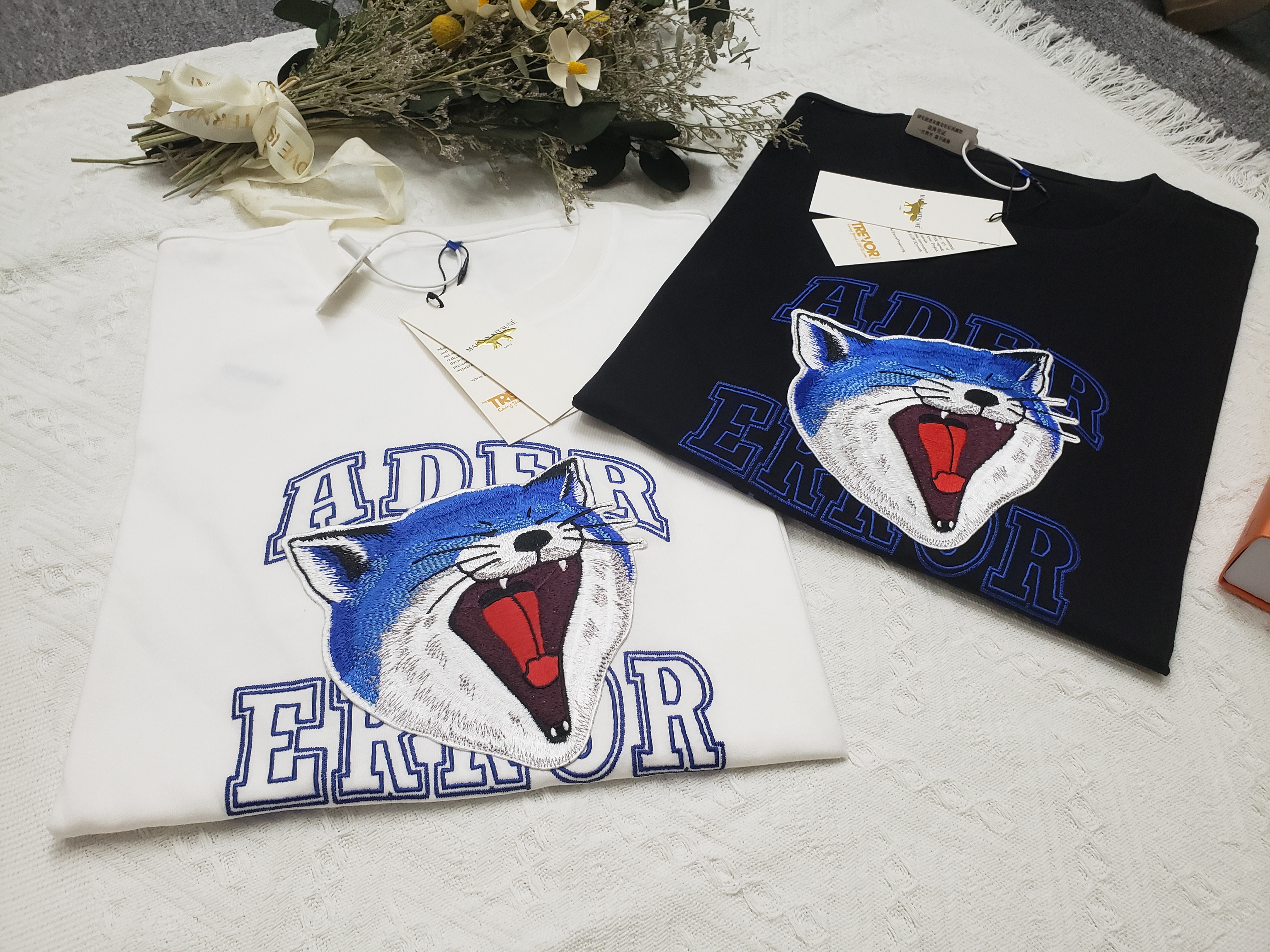 메종 키츠네 x 아더에러 반팔 티셔츠