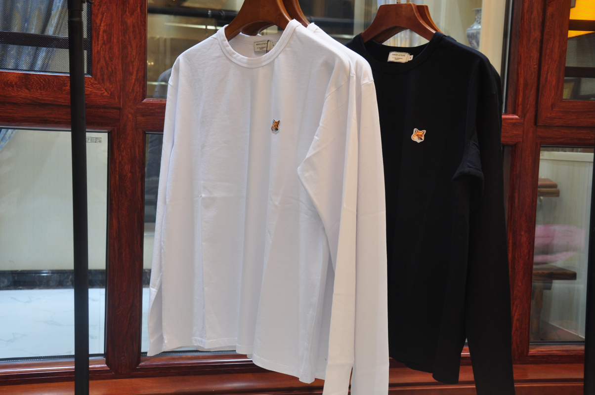 메종 키츠네 폭스 헤드 롱슬리브