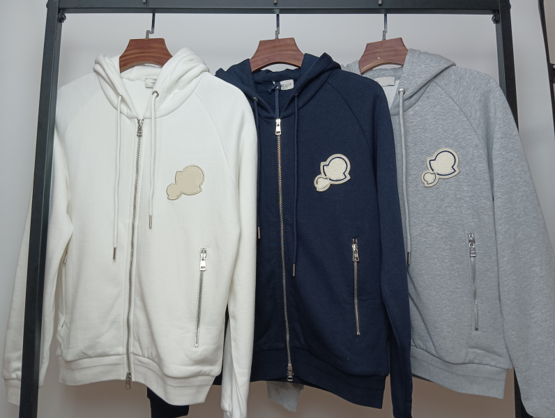 몽클레어 Double Logo Hoodie 집업 후드티